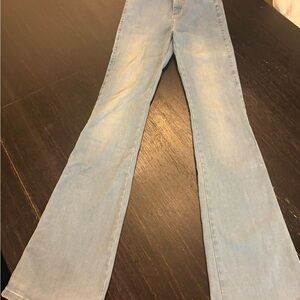 FITJEANS Women's Light Blue Flare Jeans